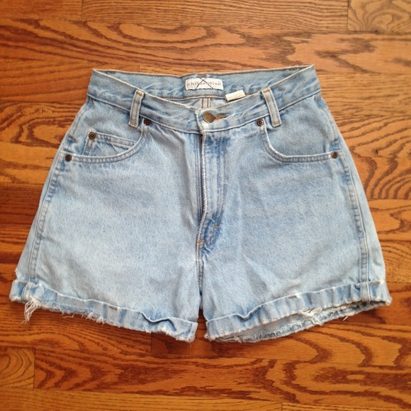 Vintage High Waisted Denim Shorts