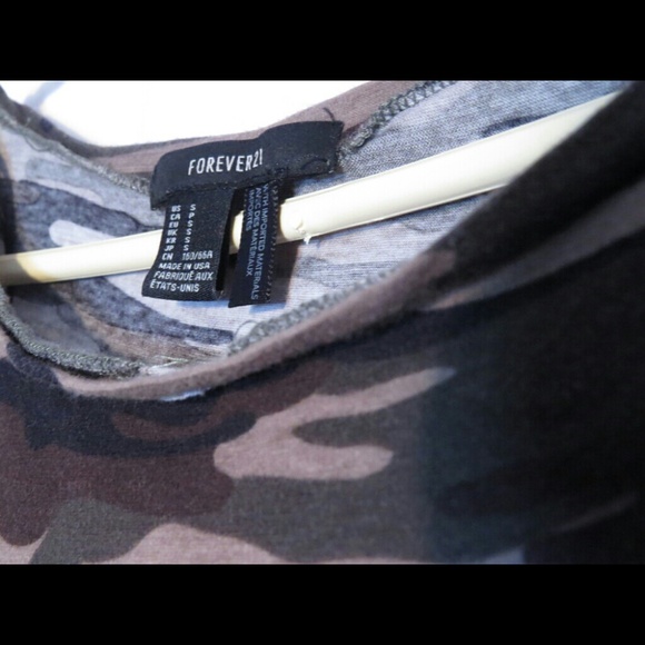 Forever 21 Camouflage Top