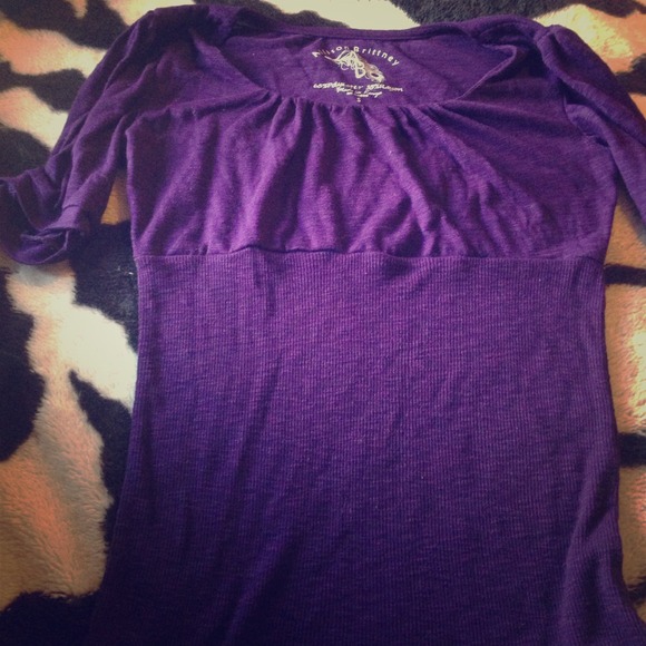 Purple shirt