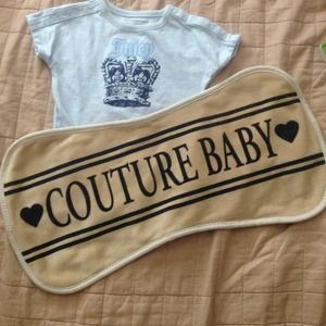 juicy couture baby cloth and onesie