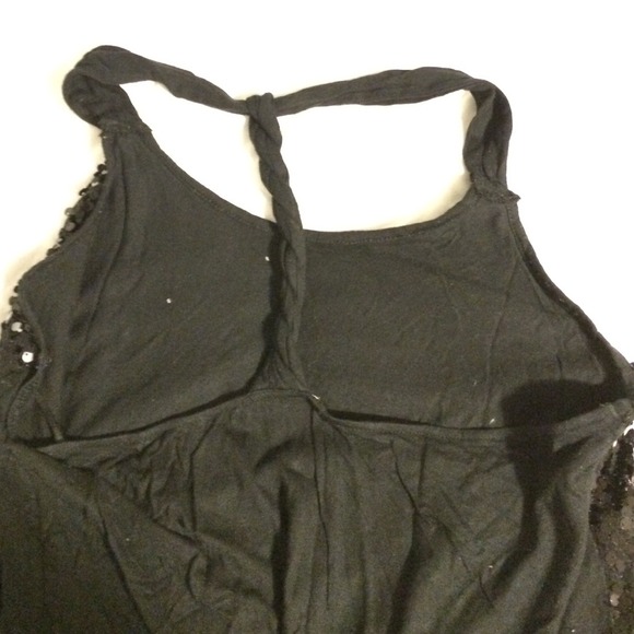 Black sequin halter top - Picture 3 of 3