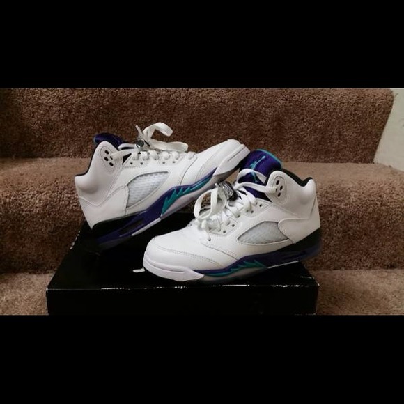 Air Retro Jordan 5 Grapes Sz 6 - Picture 2 of 2