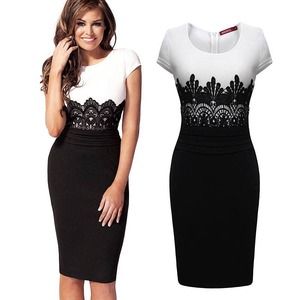 🎅Cocktail Party Bodycon Slim Pencil Dress🎄