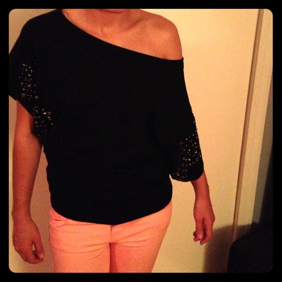 Black grunge sweat shirt