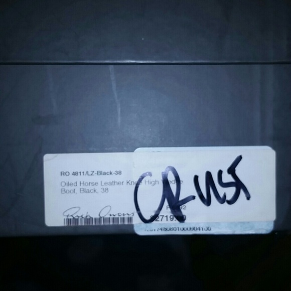 Rick Owens Over-the-knee OTK Boots - Picture 2 of 3