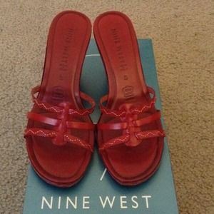 Nine West wedge sandals