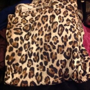 Victoria secret cheetah print shirt large