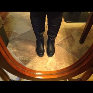 👢Hi- Lace-Up Back, Black Boots👢