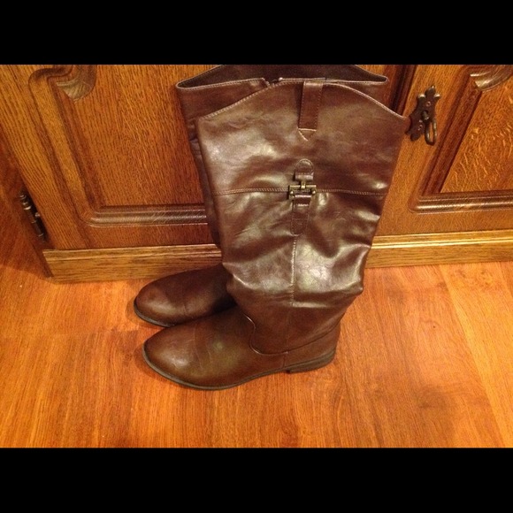 👢Brown, Wide Calf, Riding Boot👢