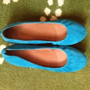 Jcrew suede flat