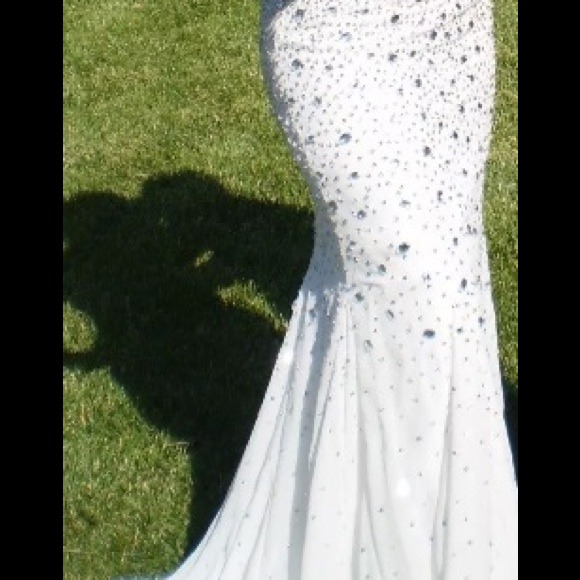 White Prom Dress or Wedding Dress - Picture 3 of 3
