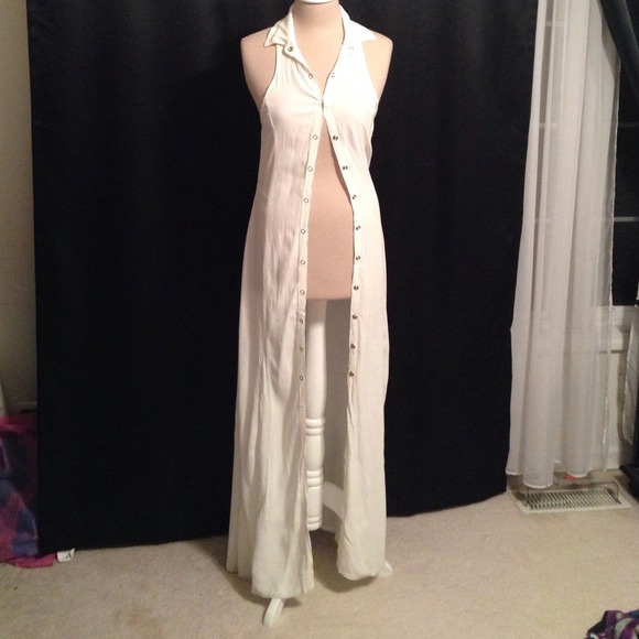 Nasty gal white maxi