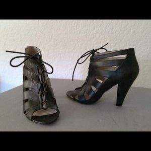 Sexy lace up shoes NWOT