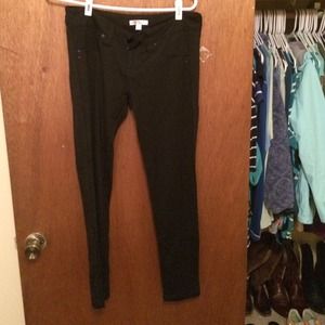 Boutique style, black jeggings!