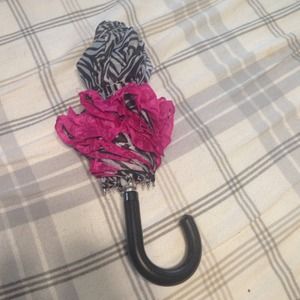 Zebra print umbrella