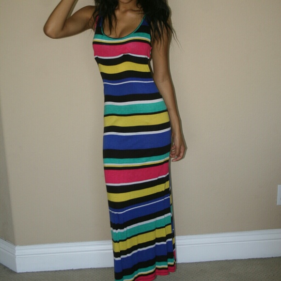 Fitted maxi dress