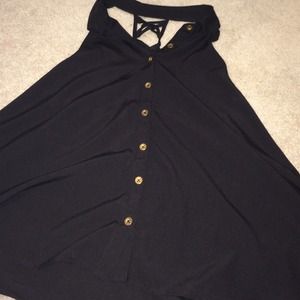 Black button up