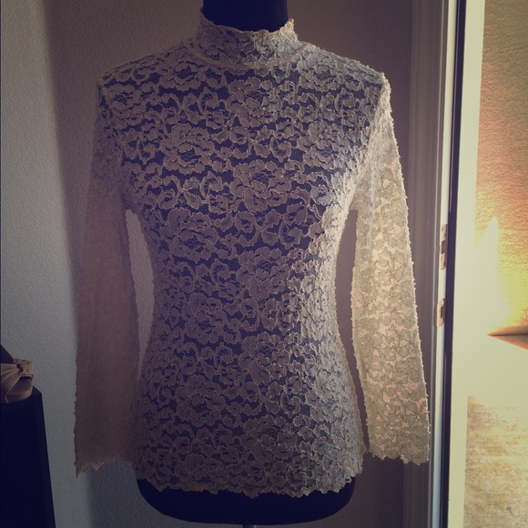Lace vintage long sleeve