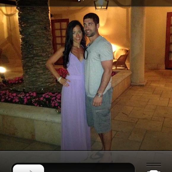 Lulus lavender open back maxi