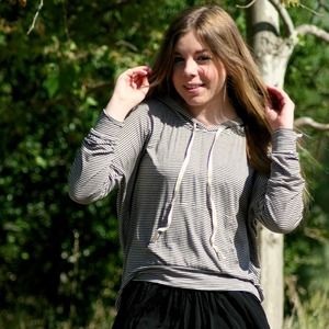 Brandy Melville striped hoodie