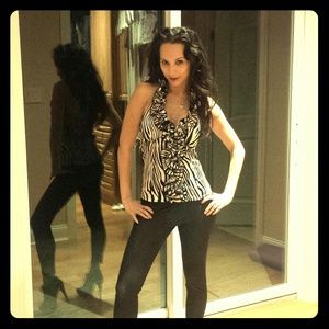 A Sexy Zebra Print Shirt