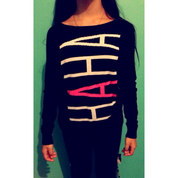 Forever 21 Tops - LOWERED THE PRICE❗️Black "Haha" Sweater