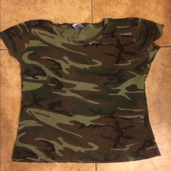 Code V Camo shirt