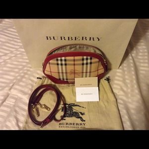 Burberry red mini cross.