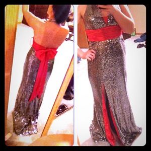 Sequin prom dress
