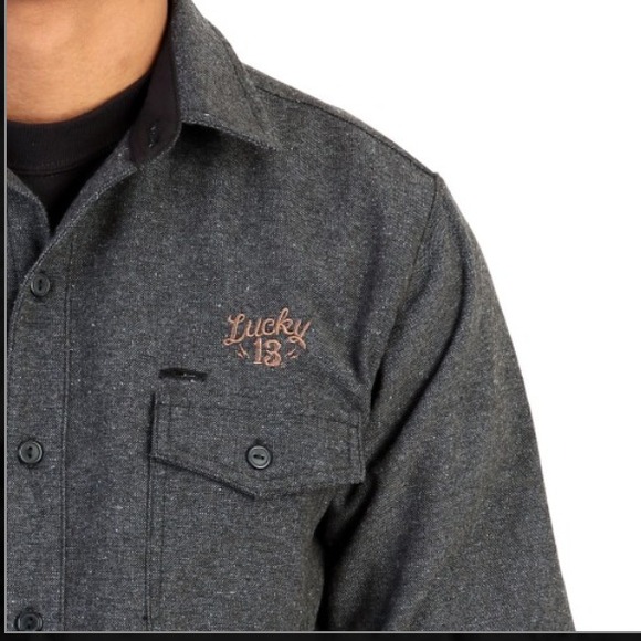 Lucky 13 button down - Picture 3 of 3