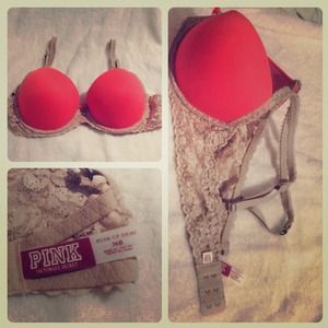 New WOT VICTORIA SECRET  push-up Demi 36B