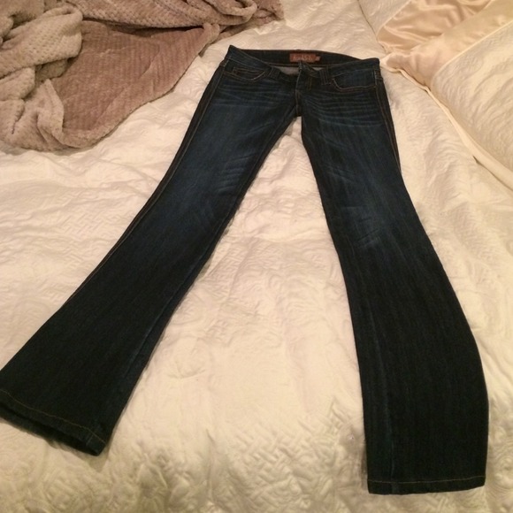 Frankie B dark blue, flare jeans