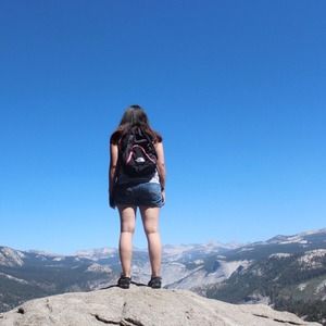 the North Face backpack