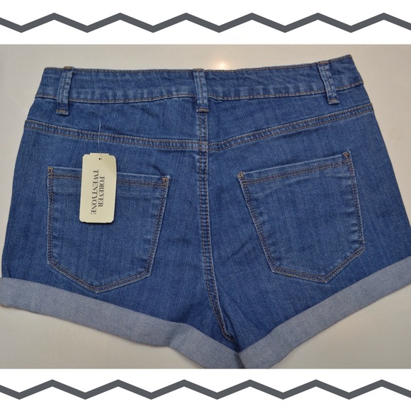 Forever 21 Denim - High Rise Shorts