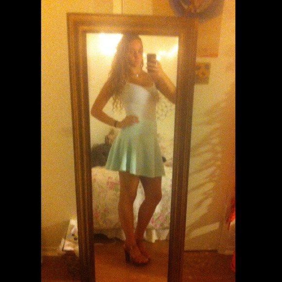 Urban outfitters mint skirt