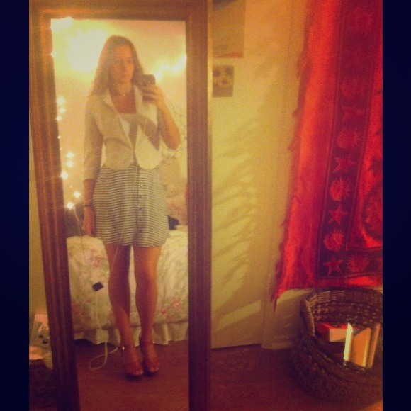 H&M light beige blazer