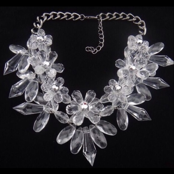 Acrylic statement necklace.