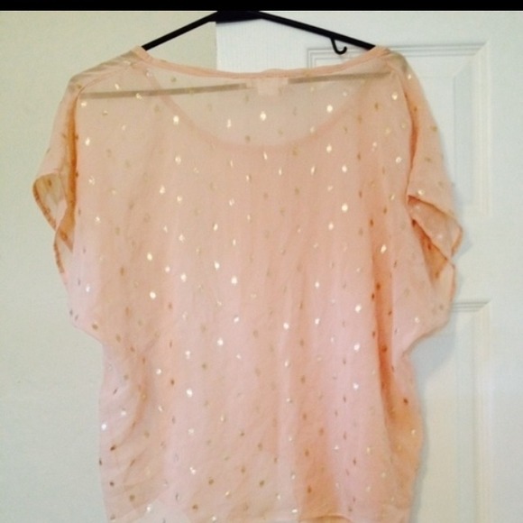 Tie front Light  pink shirt - Picture 2 of 3