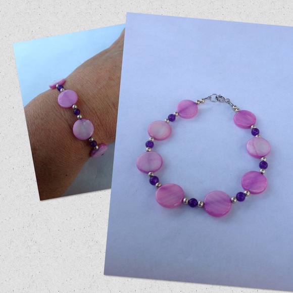 Shell & Quartzite Bracelet