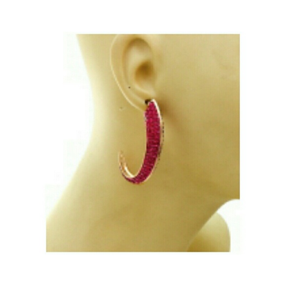 Rhinestone earrings