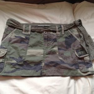 Abercrombie and Fitch Camo skirt