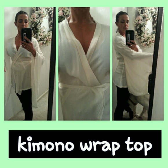 Kimono wrap top