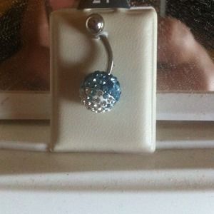 Belly button ring from piercing pagoda