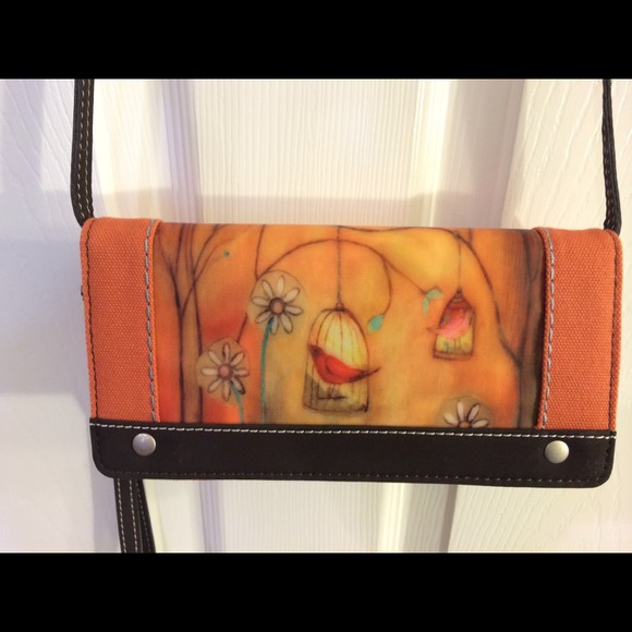 Sherpani - cross body mobile purse/ wallet -pretty