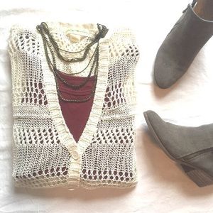 | N W O T | s w e a t e r • oversized • cream