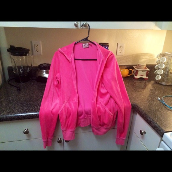 Vibrant pink Juicy couture hoodie