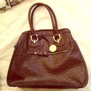 London fog ostrich tote