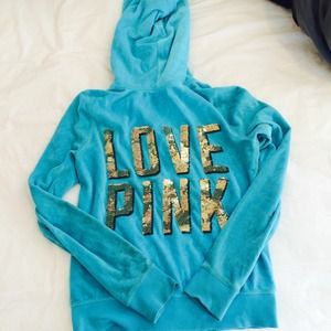 Victoria's Secret sequin "love pink" jacket