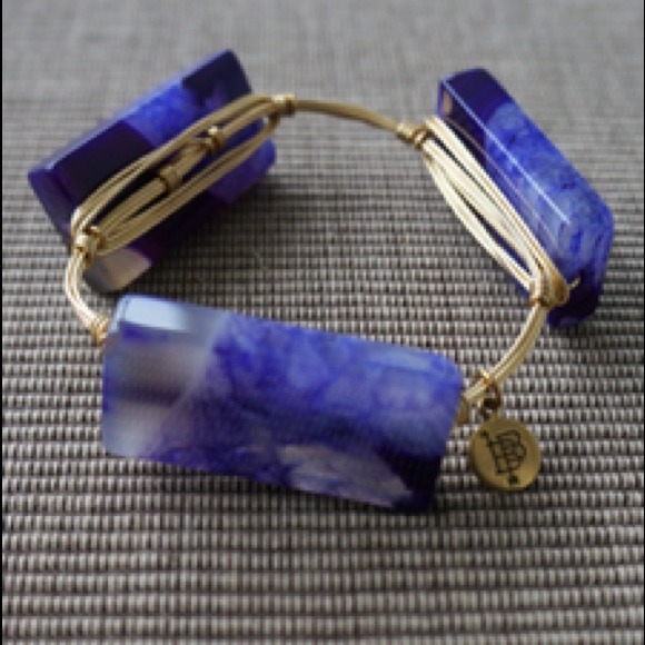 Bourbon and Boweties bracelet - purple
