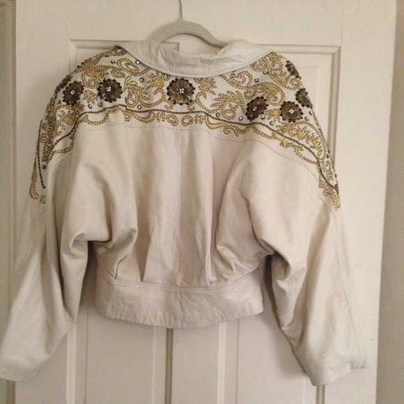 REDUCED! 💥Authentic Leather Jacket!!!! 🎉 - Picture 2 of 3